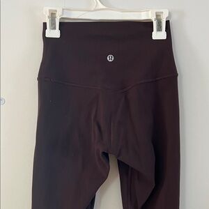 Lululemon Espresso Brown Align Leggings size 2
